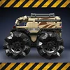 MOULD KING 20016 기술 모든 지형 차량 빌딩 블록, 원격 제어 군용 RC ATV 자동차, 어린이용 4