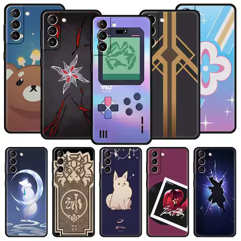 Honkai Star Rail Game Same Style Phone Case For Samsung Galaxy S25 S24 S23 FE S22 Ultra S20 S21 5G S10 Plus S10E Black Cover