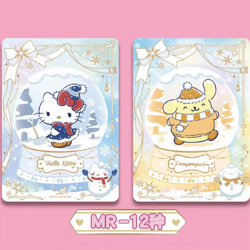 Original KAYOU Sanrio Card Sanrio Family Series Dream Collection Card Fantasy Dream Journey Hello Kitty Card Toy For Girl Gift