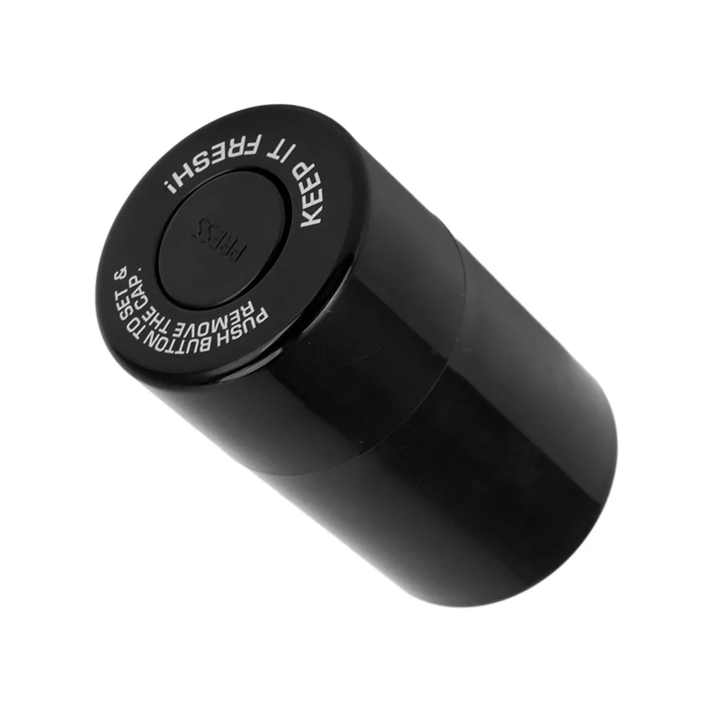 Round Airtight Stash Jar Plastic Compact Smell Proof Container Vacuum Sealed Moisture Resistant Sealed Tank Container