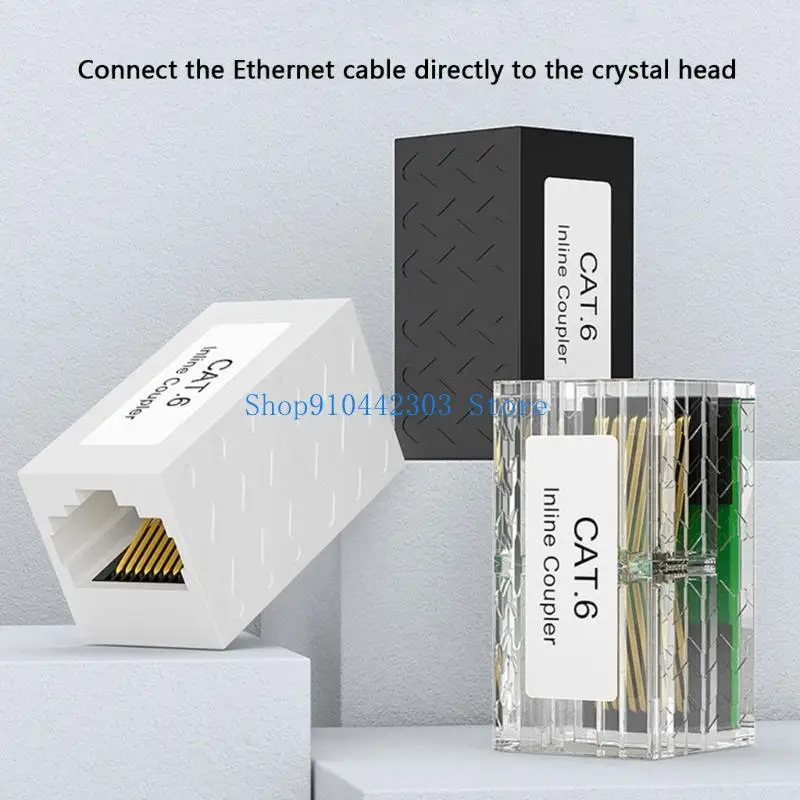 L4MD RJ45 Female To Female Couplers Premium Gold Plated Connectors For Highly speed Internet And Networking Cable Extension