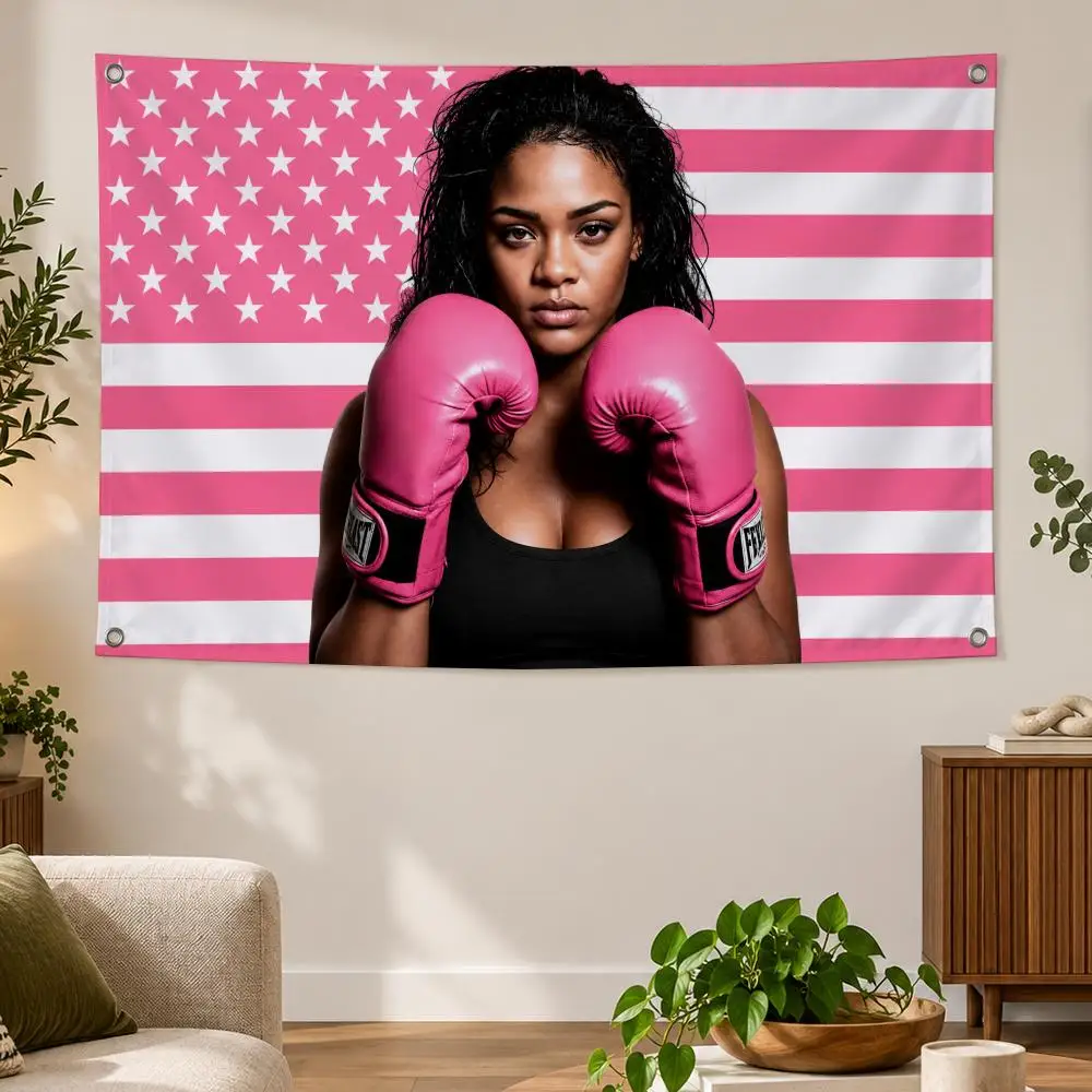 Singer Pop Soul Dance Urban Music Design R-Rihanna Flags Banner Decor for Bedroom,Garden,Party,Club,Indoor Outdoor, Fan Gift