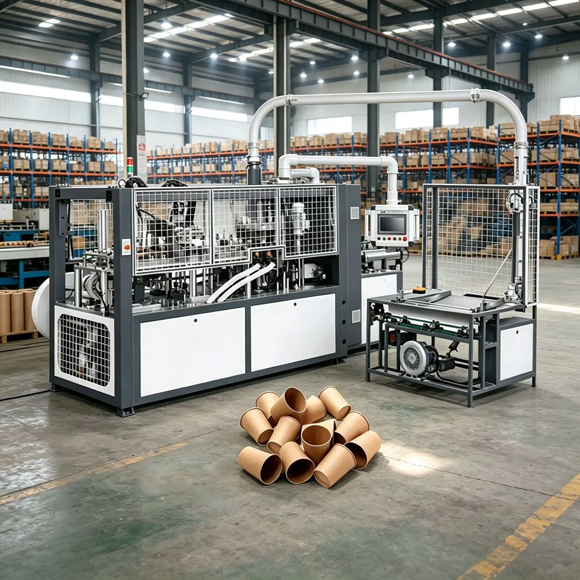 High Speed Full Automatic Single Wall Coffee Paper Cup Forming Machine With Low Cost