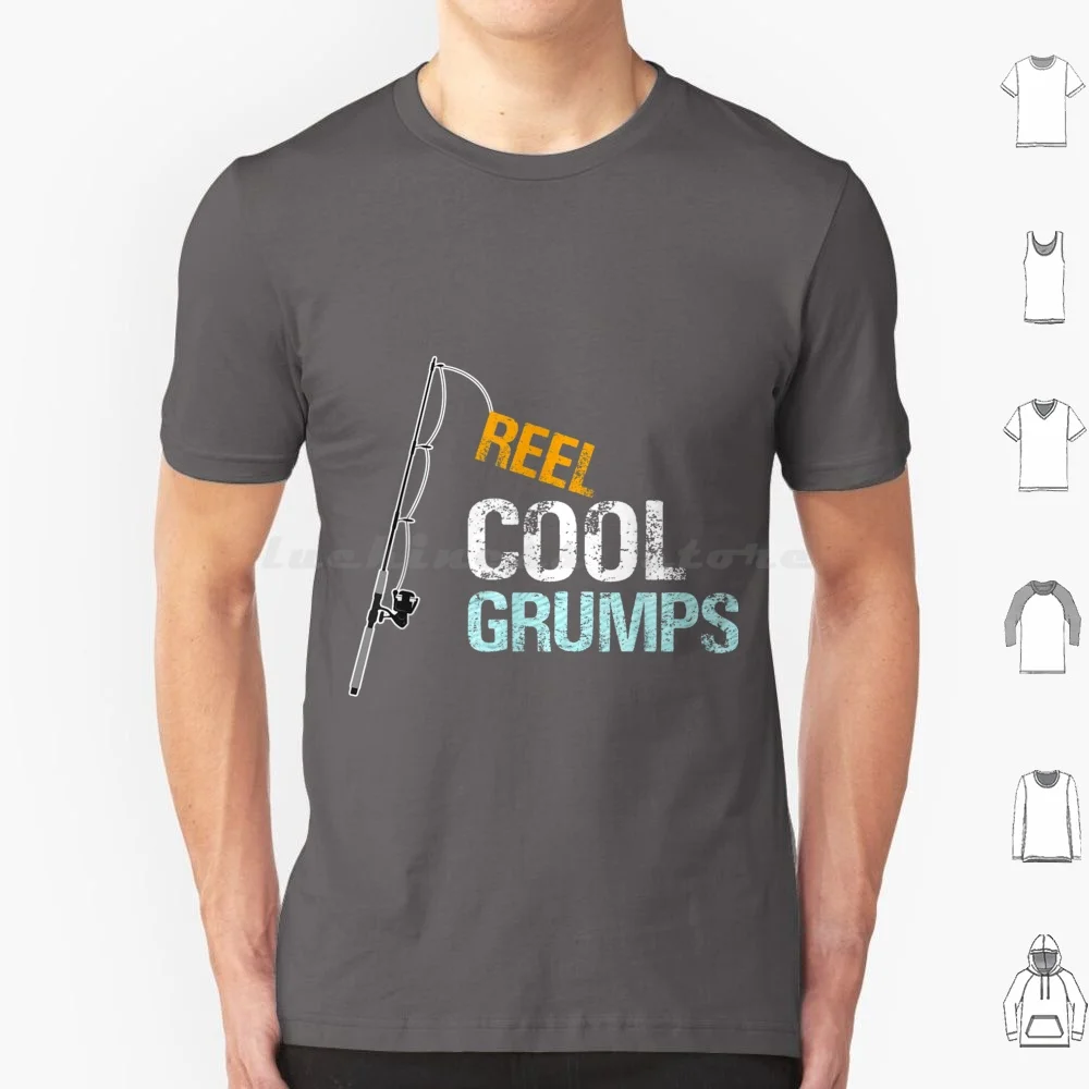 Reel Cool Grumps Grandpa From Granddaughter Grandson T Shirt 6Xl Cotton Cool Tee Birthday Grumps Grandpa Grandfather Daddy