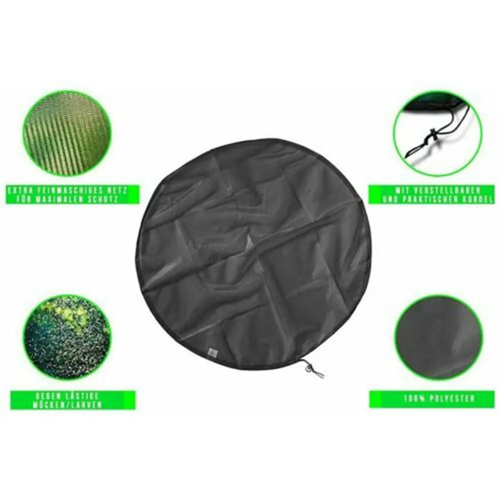 High Quality Practical Mesh Cover 80cm Accessories Buckets Coverage For Outdoor Garden Netting Network Water Collector