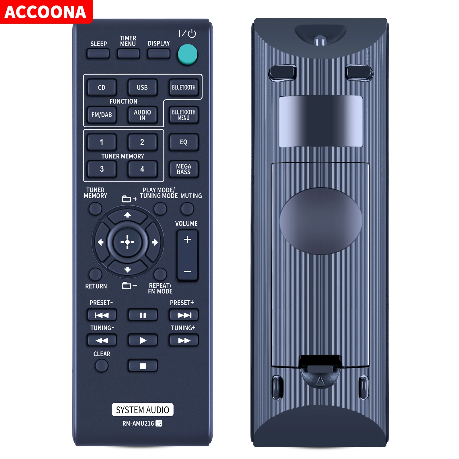 

Remote Control For Sony RM-AMU216 RM-AMU212 SS-SBT20 CMT-X3CD RM-AMU185 RM-AMU184 RM-AMU186 MHC-EC619IP Mini Hi-Fi Audio System