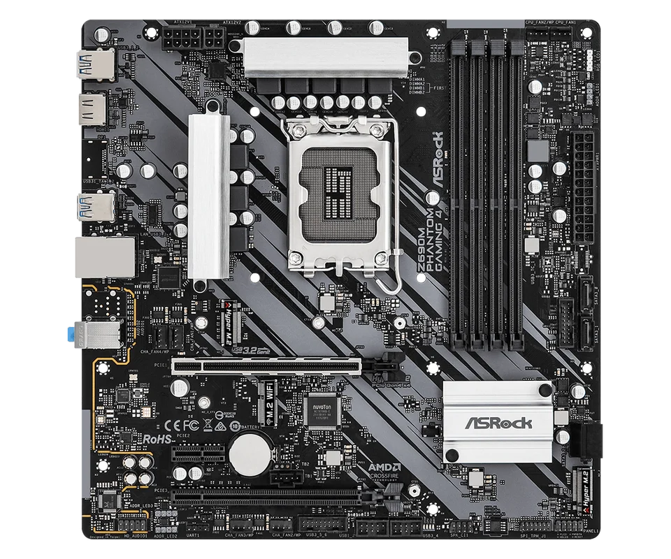 【専用】Z690 PHANTOM GAMING 4 LGA1700 Motherboard Z690M PHANTOM GAMING 4 Z690 CPU For I9-14900K
