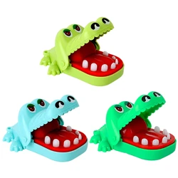 ZB91 Alligator Keychain Funny Alligator Teeth Game for Crocodile Biting Finger Funny Toys Kids Game Fun Family Party Game