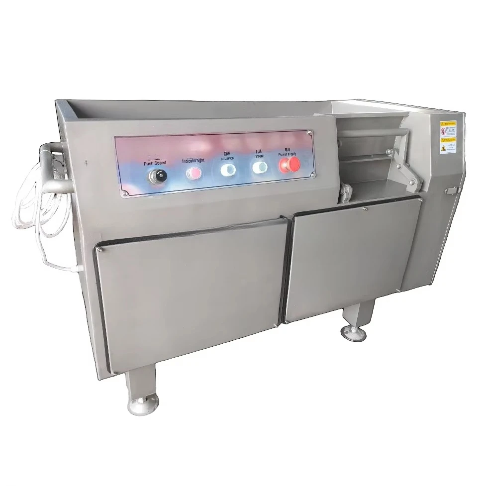 Slicer Meat Cutting Machine Beef Dice Cheese Cutting Machine Cubic Frozen Meat Cutting Machine High Speed Frozen Meat