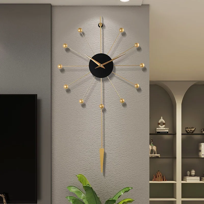 Art Mural Wall Clocks Living Room Digital Luxury Restaurant Nordic Wall Watch Silent Aesthetic Horloge Murale Home Decoration