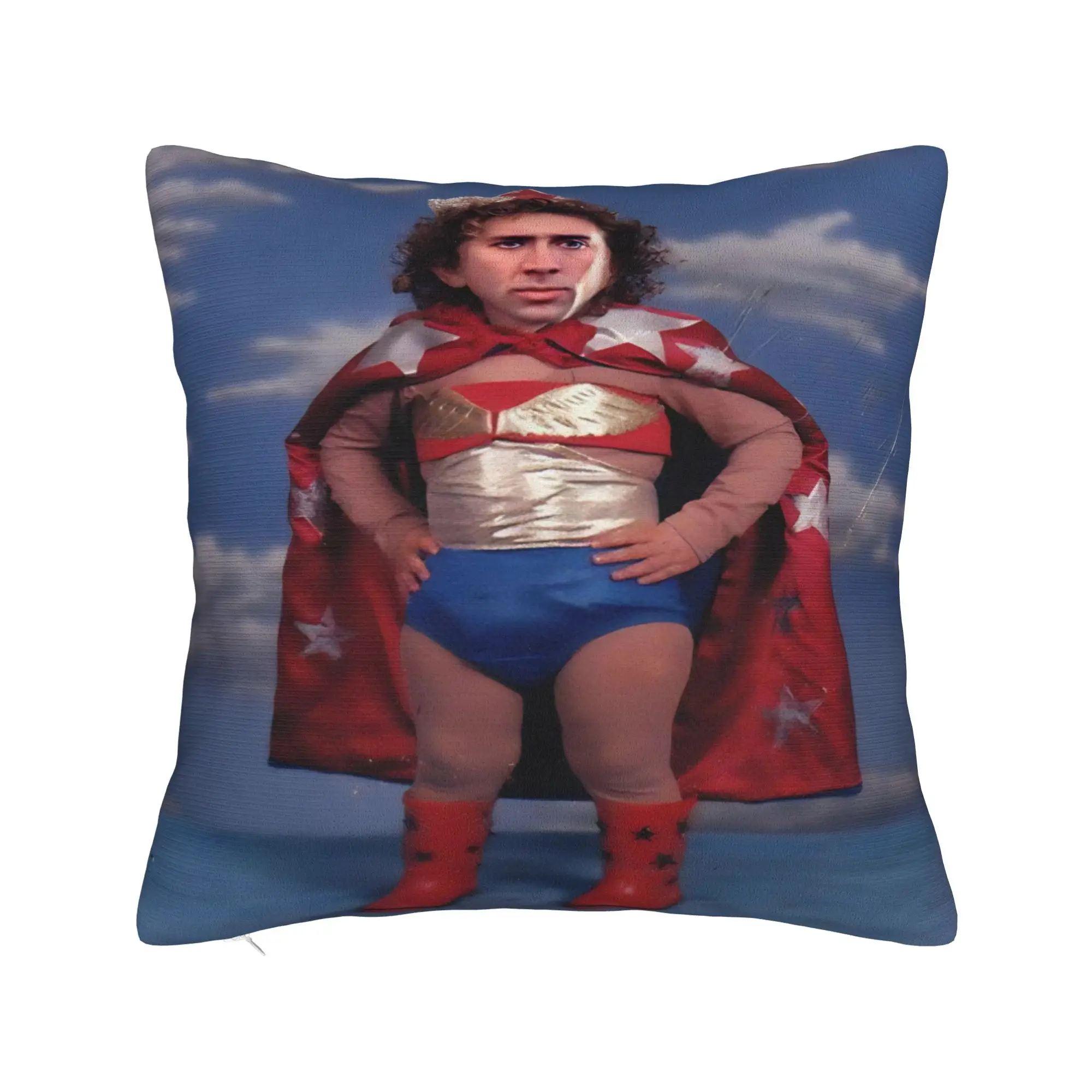 Nicolas Cage Printing Pillowcase Cushion Cover  Pillow Covers New Style Seat Decorations Zippered Multi-Size
