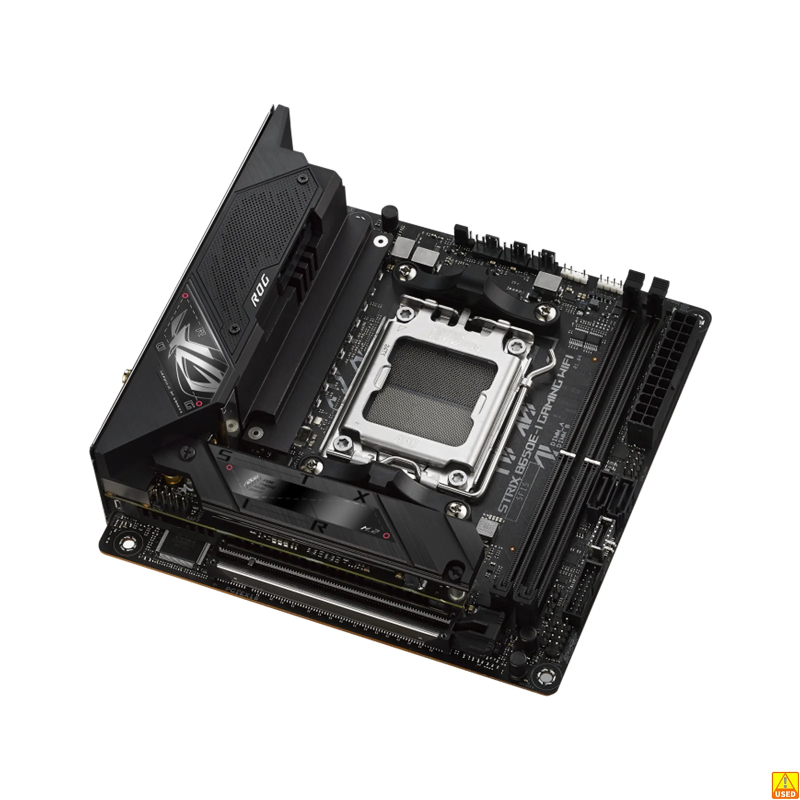 Bild 5: ASUS ROG STRIX B650E-I GAMING WIFI Motherboard Sockel AM5 CPU DDR5 8000+(OC) Speicher Chipsatz B650 micro Mini-ITX Mainboard