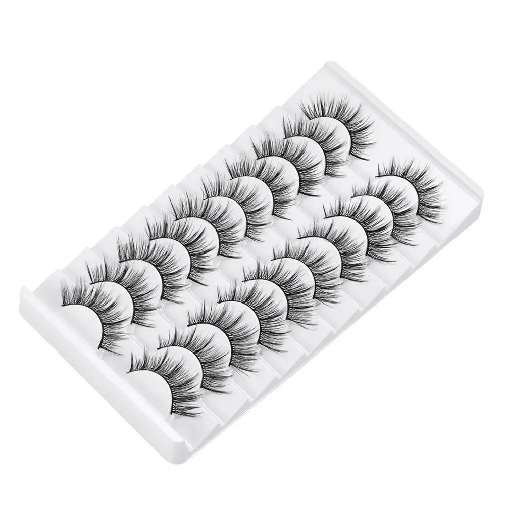 Full Strip False Eyelashes Natrual Long Dramatic 3D Faux Mink Lash Handmade Cruelty-free Fake Eyelash Eyelash Extension