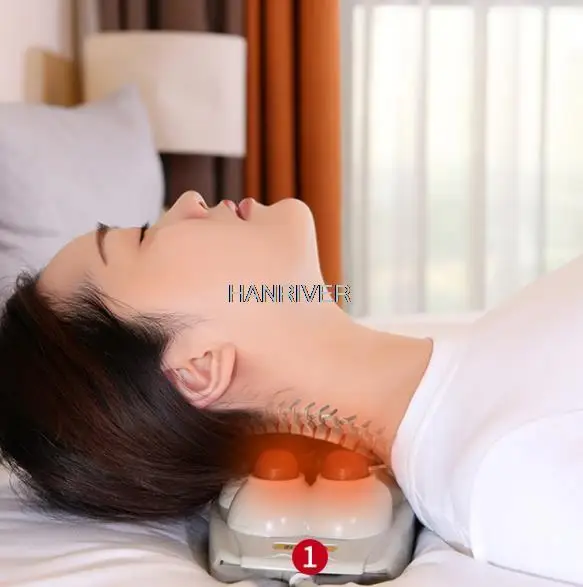 Natural Jade Heat Therapy Massager Physical Therapeutic Device For Body Ten Massage Point Relaxation and Muscle Stimulator
