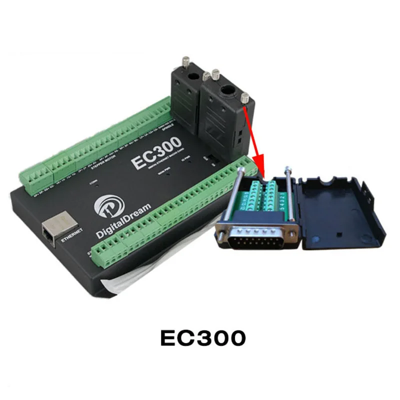 

Применимый контроллер движения Ethernet 4-осевой контроллер гравировального станка mach3, числовое управление, управление машиной EC300