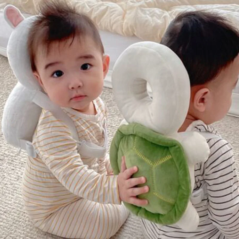 

Baby Head Protector Safety Pillow Korean Anti-Fall Protection for Learning To Walk Toddler Corner Guards Breathable Cotton