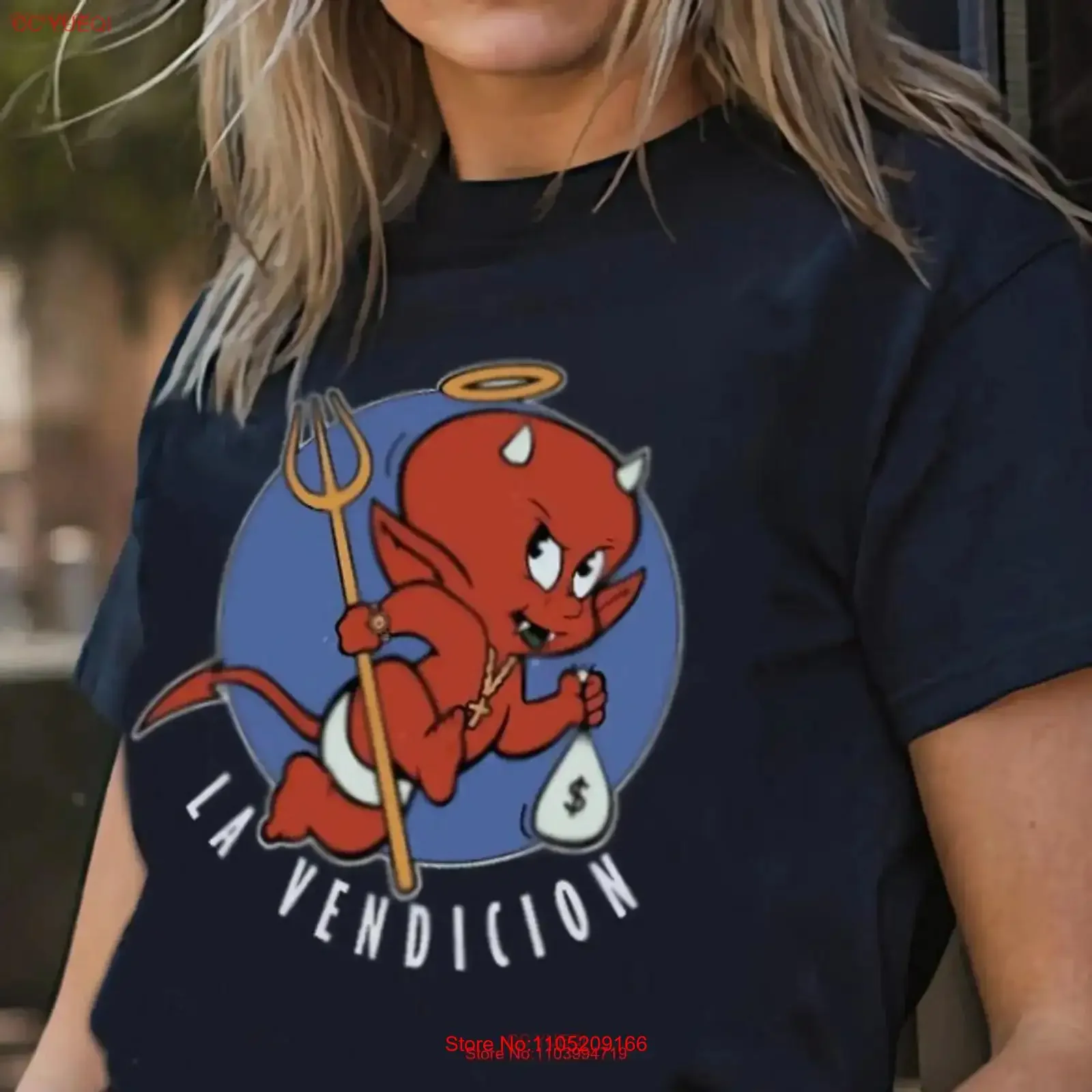 

La Vendición T Shirt Mafia Del Amor Poor Gang Vendicion Record Music Reggaeton Trap vintage Washed Versatile homme streetwear