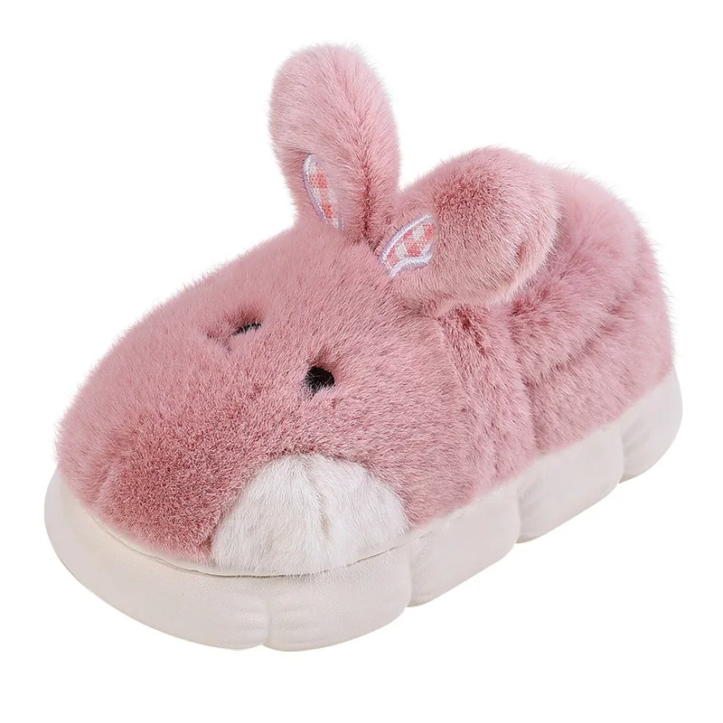 Baby Cotton Slippers Girls Cute Cartoon Rabbit Shoes Anime Baby Home Shoes Thick Soled Shoes 슬리퍼 أحذية 캐주얼 신발 أحذية غير رسمية