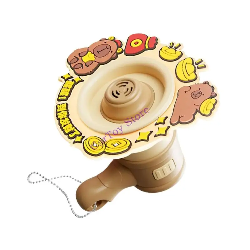 لعبة تسجيل صوتي صغيرة للأطفال، مشبك محمول على مكبر الصوت مع مؤثرات صوتية، تصميم بلاستيكي آمن للعب في الأماكن المغلقة والخارجية #5