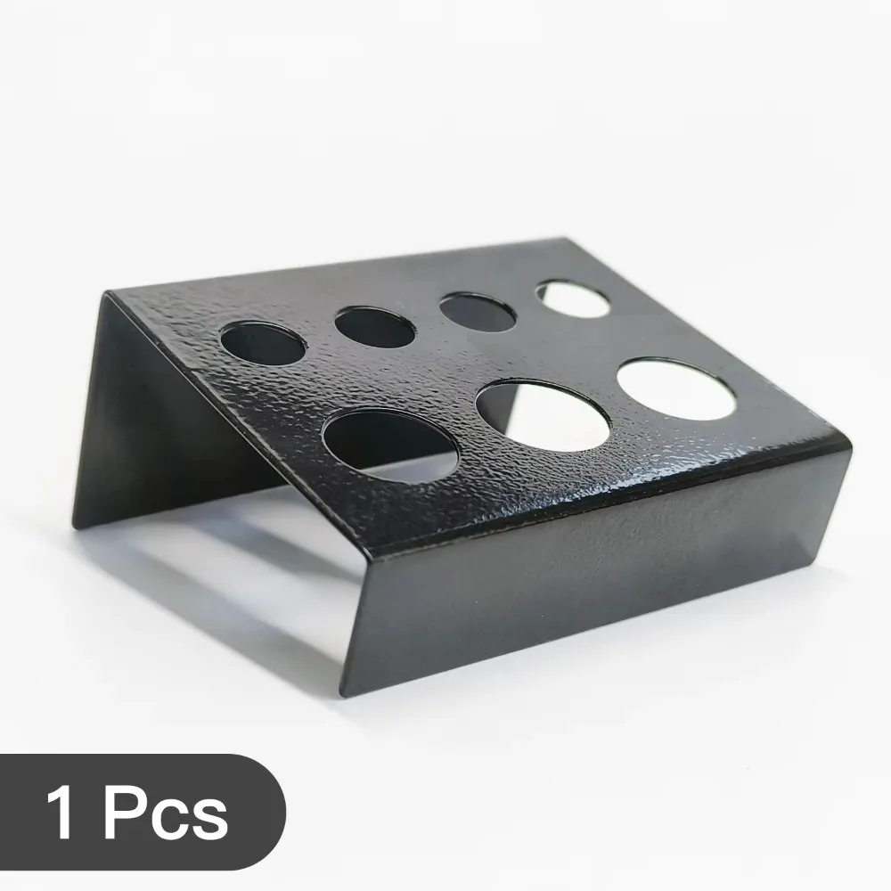 7/8/21 Holes Tattoo Ink Cup Holder Stand Professional Stainless Steel Pigment Container Black Silver Tattoo Tool