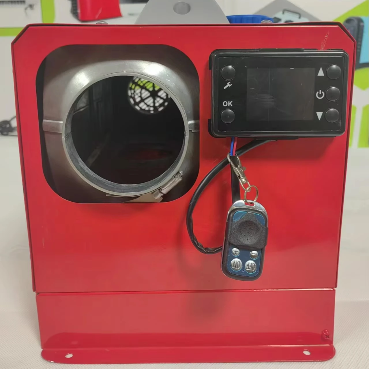 8KW Diesel Parking Heater 12V/24V/220V - New Style Large Power Air Heater with Inverter for Truck, Bus,Trailer,Warehouse & Home)