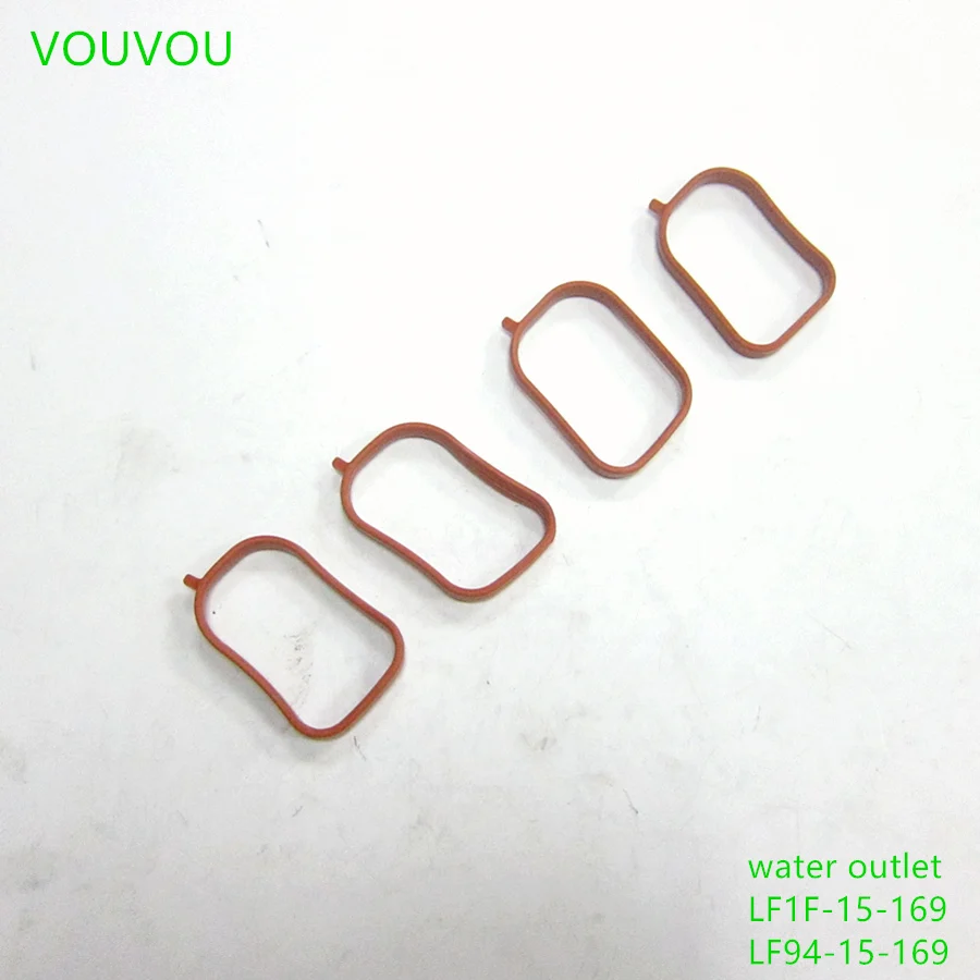 VOUVOU Car accessories LF1F-15-169 cooling water outlet gasket for Mazda 3 BK BL 2.0 Mazda 6 GG GH Mazda 8 CX7 Tribute Mazda 5