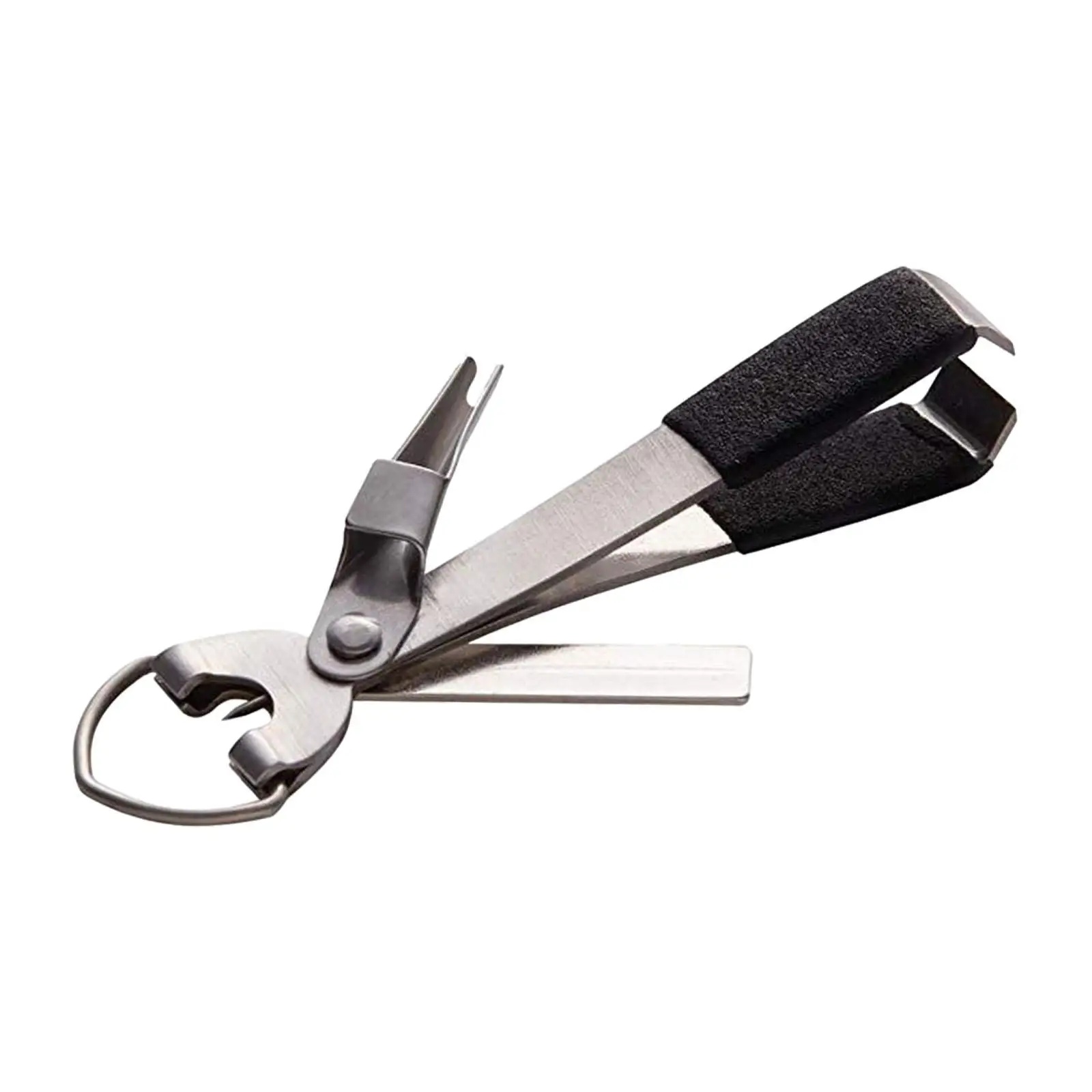 Stainless Steel Fly Fishing Clipper Multi Tool Knot Tying Line Cutter Eye Cleaner for Freshwater Reservoir Beginners Gift