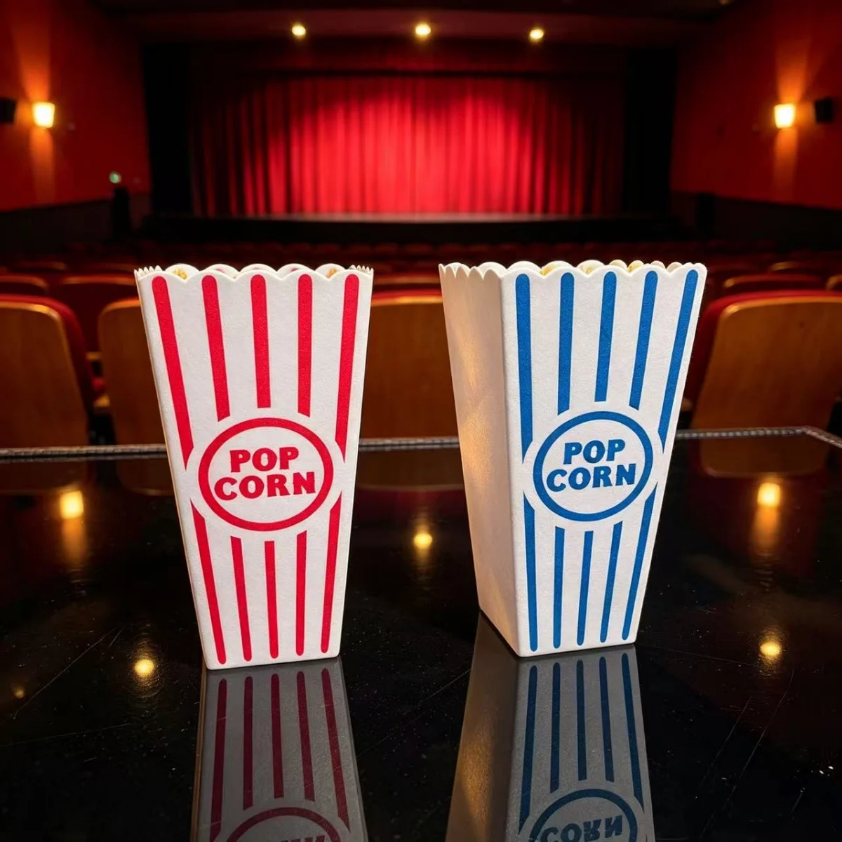 Hot New 3D Fake Popcorn Bucket PVC Realistic Movie Theater Snack Holder for Parties, Halloween, Cosplay, Gift