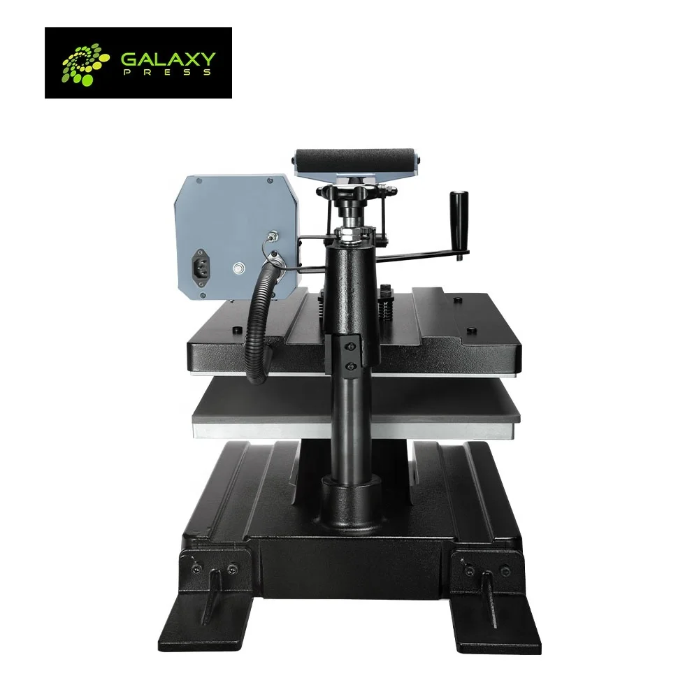 Galaxy Wholesale Sublimation Heat Press Machine 16X20 Swing Light Ramlock Manual Transfer Dtf Heat Press For  T-Shirt Clothes