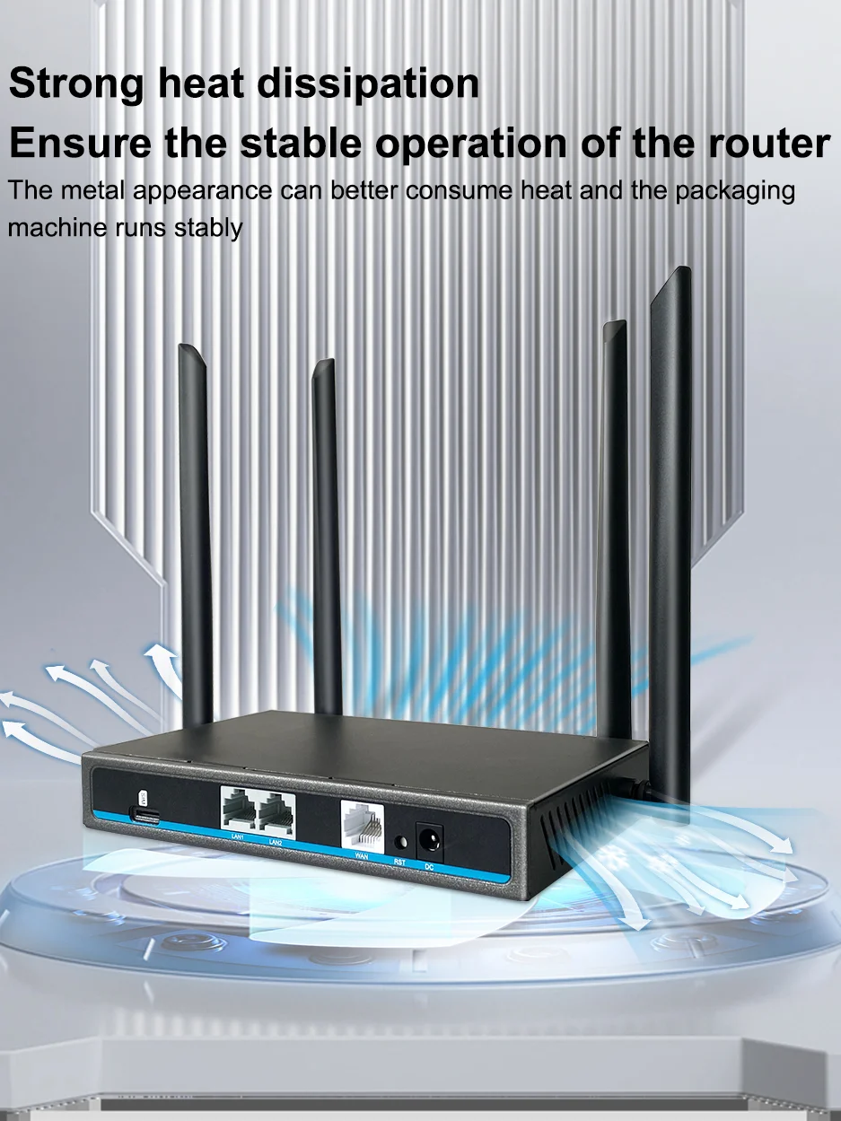 Cioswi-enrutador SIM 4G de 300Mbps, WIFI dentro de LTE, módem 2 x LAN WAN Openwrt Firmware, Roteador Wi-Fi 2,4G, antena 4G, Wi-Fi 802.11b