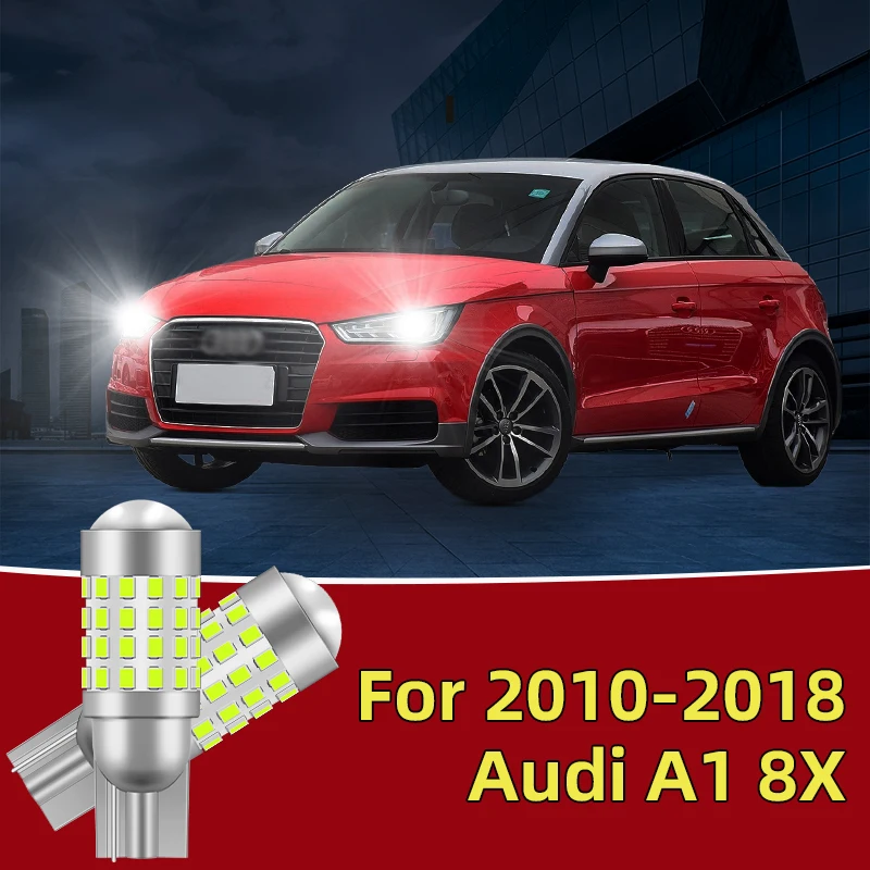 2Pcs For Audi A1 8X 2010 2011 2012 2013 2014 2015 2016 2017 2018 Clearance Lights Car T10 LED Signal Lamps width Traffic Bulbs