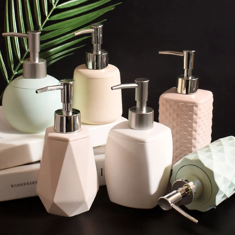 European Pressing Bottle Lotion Bottle Silicone Mold Hand Sanitizer Bottle DIY Glue Bathroom Ornament Making Mould