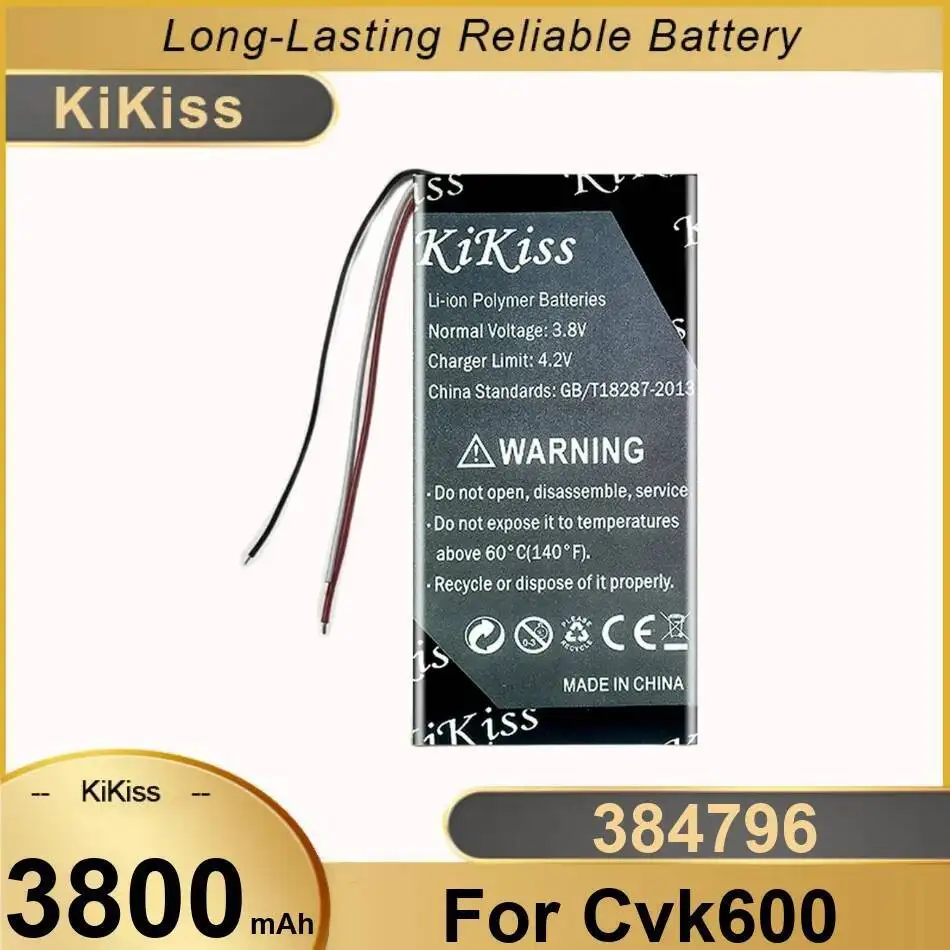 

384796 Long Lasting Mobile Phone Battery Safe 3800Mah Fit For CVK600
