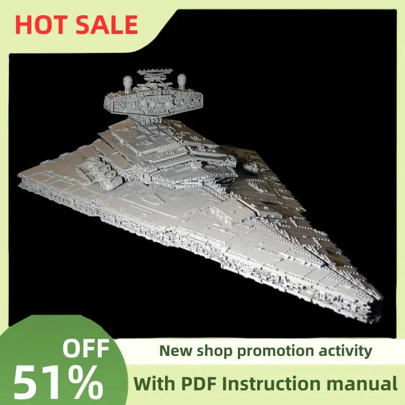 

New 19579Pcs Famous Star Battle Movie Moc Heavy Destroyer Model Diy Creative Ideas Child Toy Birthday Gift Custom Puzzle