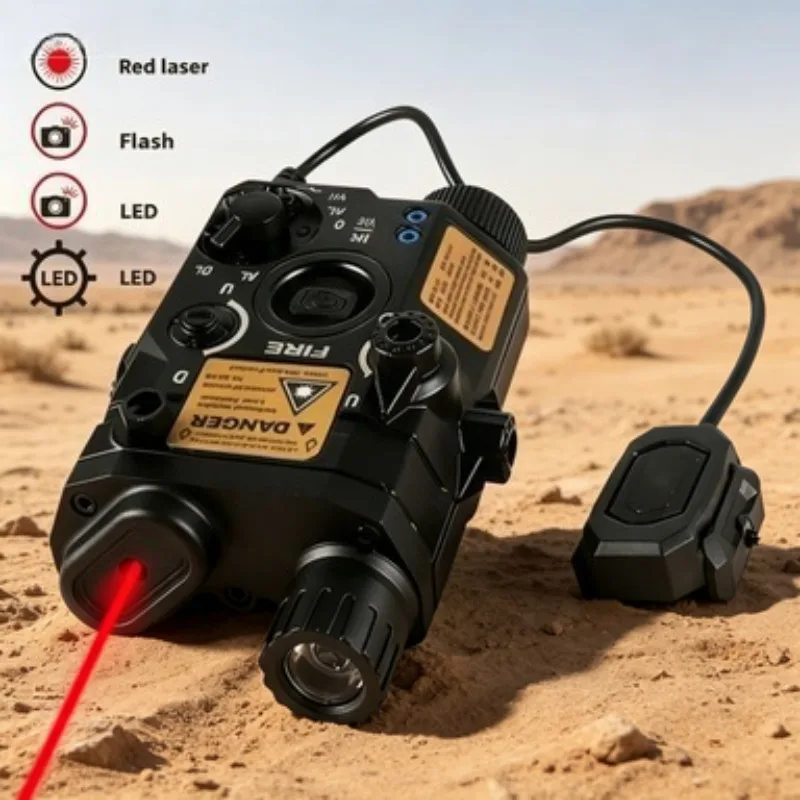 Adjustable Light Angle PEQ15 Red Green Sight Complete Lamp Combination Parts
