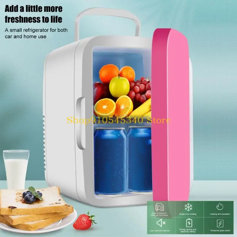 

U2JA Convenient 8L Mini Fridge for Students and Commuters with Portable & Space Saving Design Long Drives Outdoor Adventures