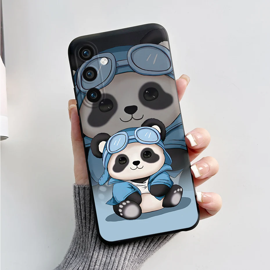 For Samsung Galaxy S23 FE Case S23 Plus Cute Rabbit Panda Painted Soft Silicone Phone Case For Samsung S23 Ultra S 23 S23+ Shell