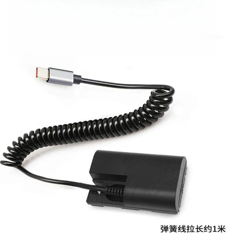 LP-E6NH Dummy Battery External Power Supply For Canon R5 Mark II R5C R6 Mark II R6 III 60D 80D 90D C50 7D