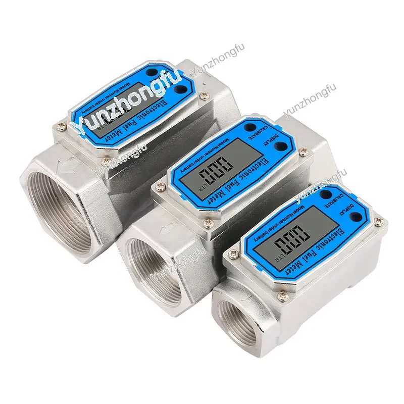 

Flowmeter Diesel Gasoline Methanol Liquid Data Manager Electronic Digital Display Meter Oil Injector Gun Watch Core