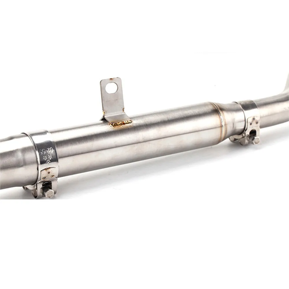 Komplettes Auspuffsystem mit Krümmerrohr, Schalldämpfer und Endrohren für CF-MOTO 250NK/SR 300SR/SS 300NK Auspuffrohre – Detail 4