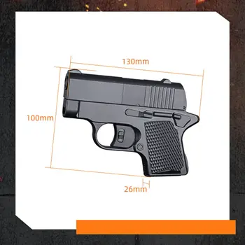 Hračky, zbraně, pouzdro na cigarety, zapalovač, větruodolný, tiché zapalování, wolframový drát, nabíjení typu C, zapalovače cigaret a kuřácké potřeby 8 nejlepší prodej zapalovač o velikosti paralyzéru - №4