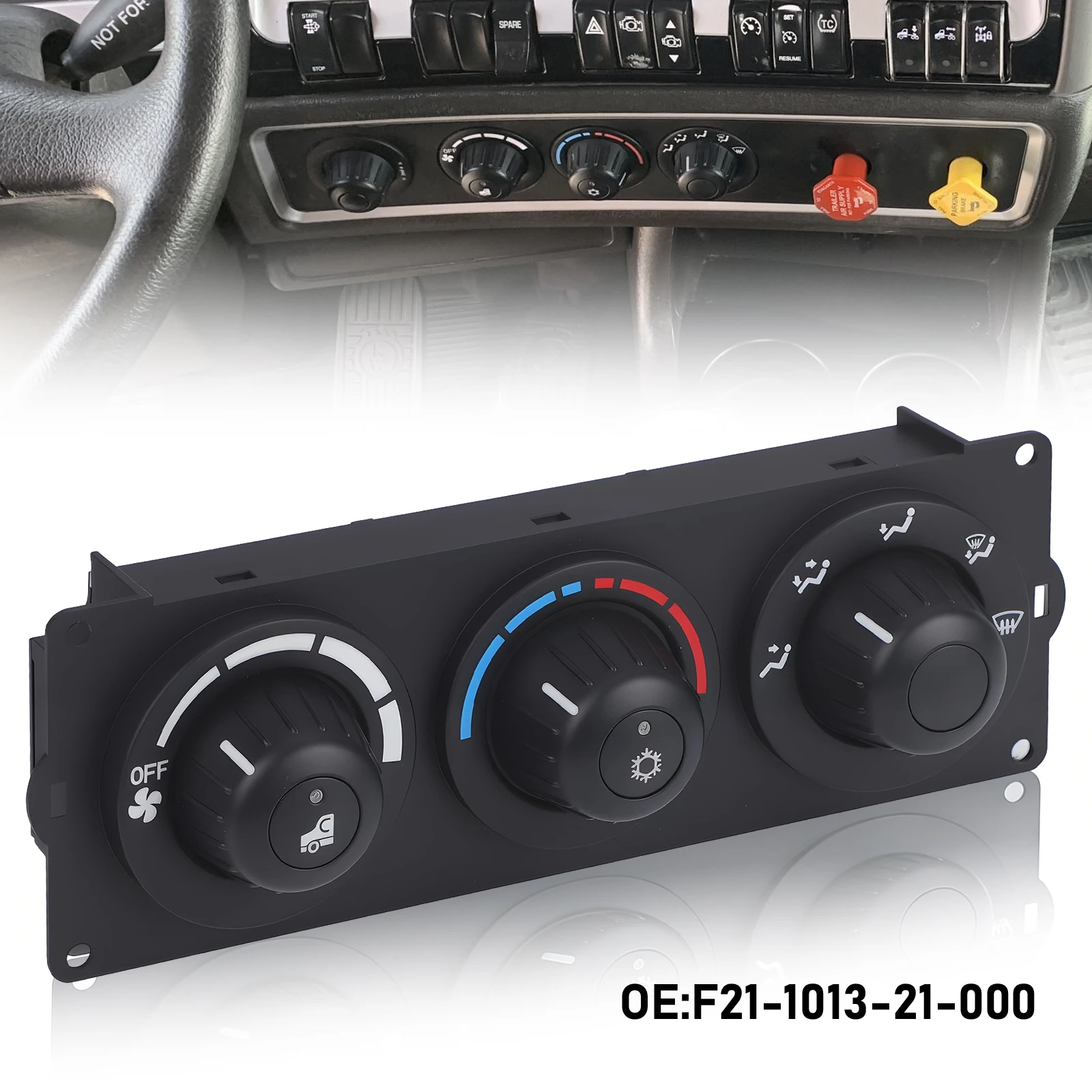 

Front/Day Cab Truck A/C Heater Climate Control Switch Air Condition Module For Kenworth T660 T800 W900 F21-1013-21-000 700119AT