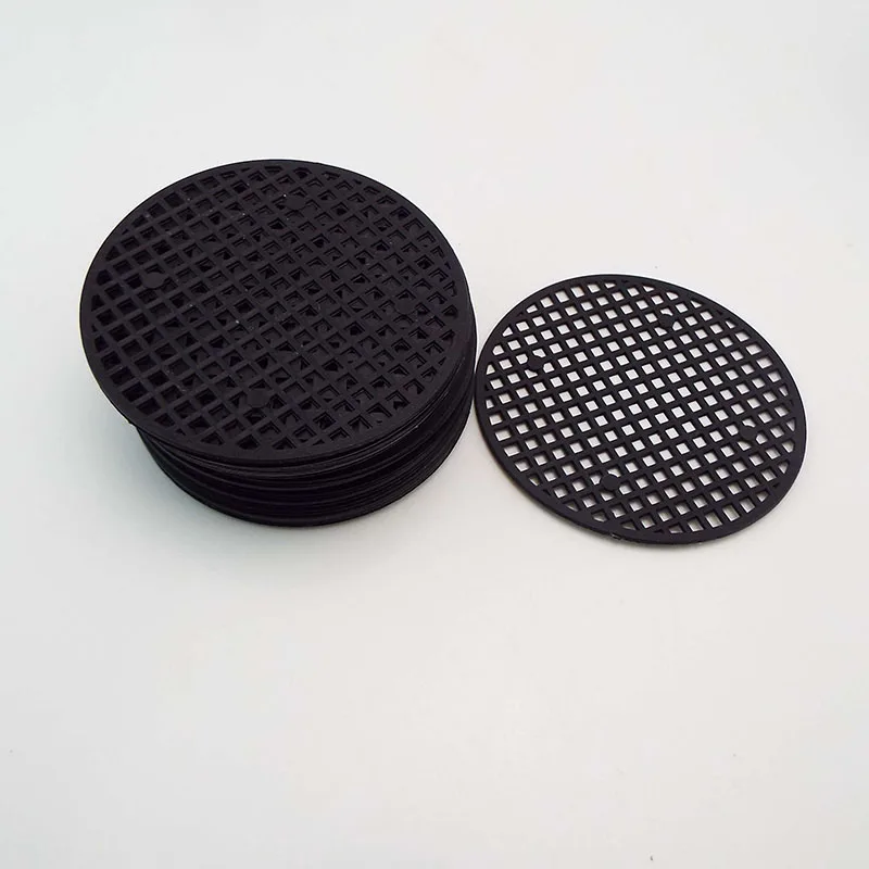 25pcs 2.5cm 4.5cm 7.5cm Round Flower Plant Pot Hole Mesh Bottom Pad for Bonsai Pot Grid Mat Drainage Netting Hole Screen