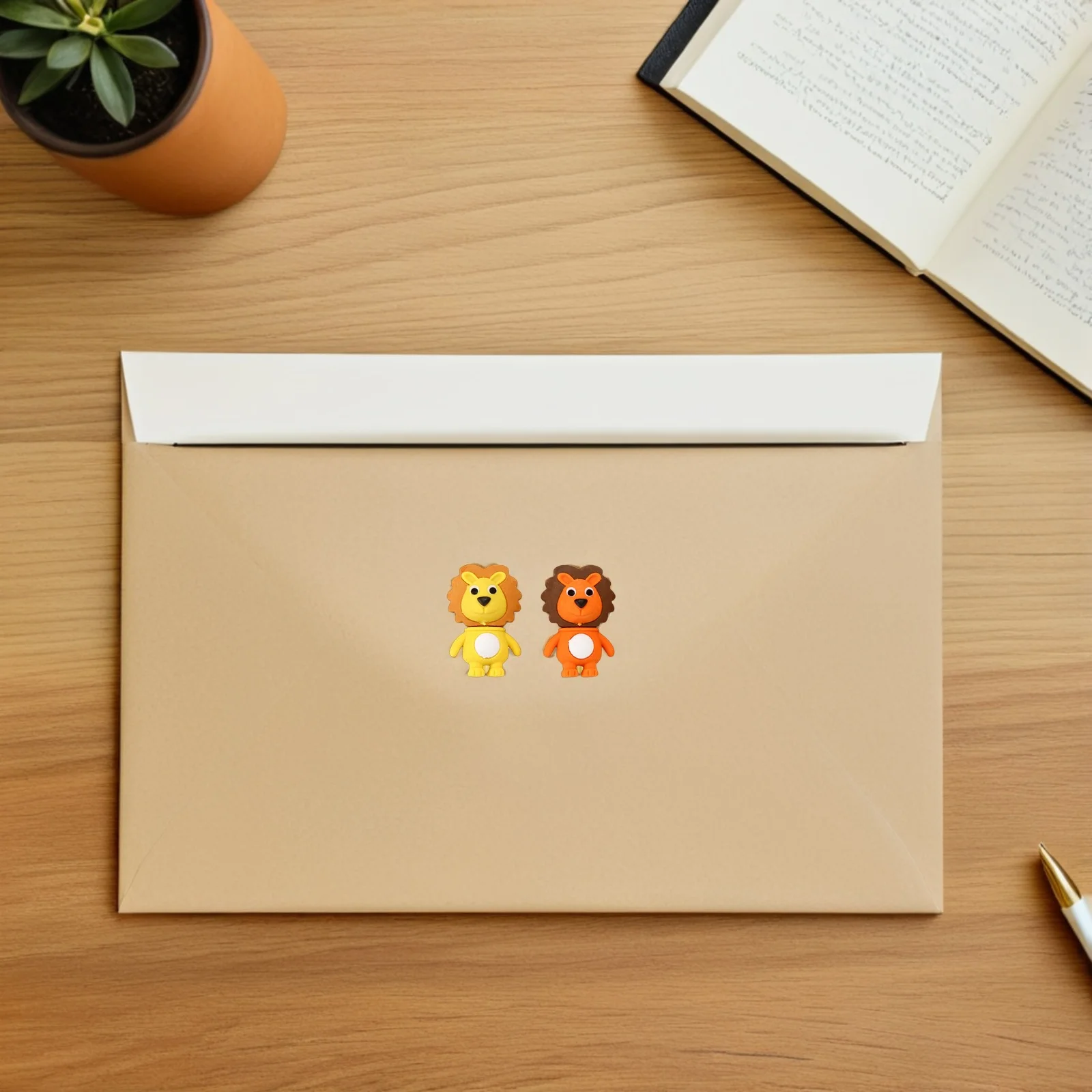 

12pcs Shaped Erasers Creative Rubber Stationery Cute Cartoon 3D Animal Design Portable Kids School Accessories Wear