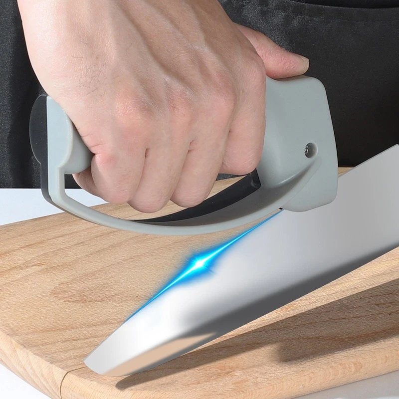 Portable Manual Kitchen Knife Sharpener Efficient Whetstone Tool for Household Blade Maintenance