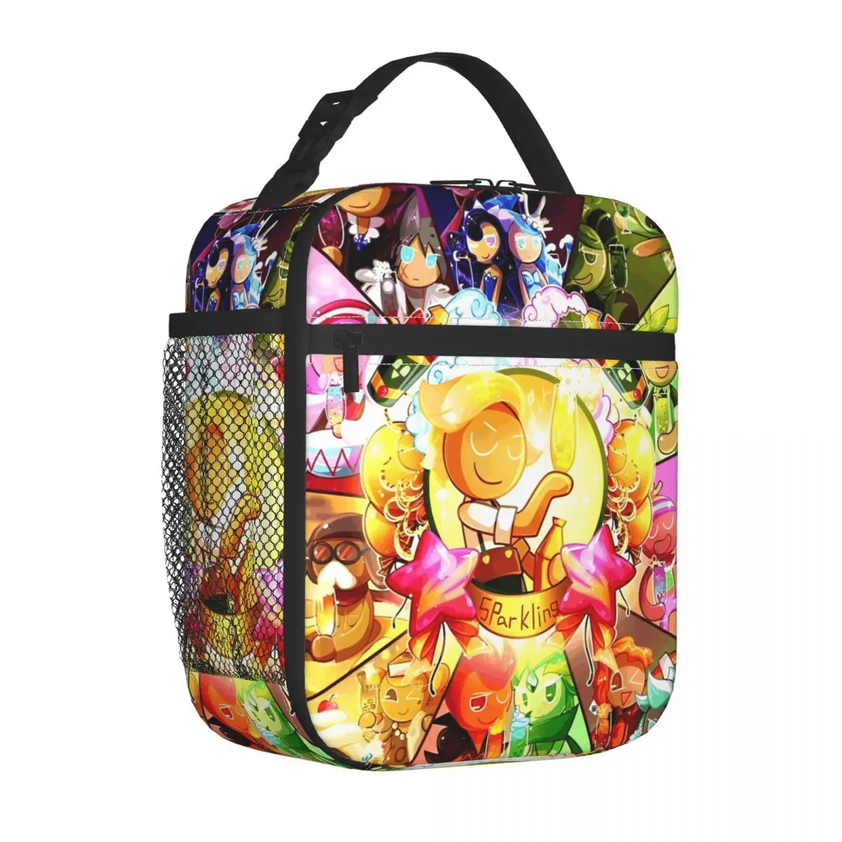 Cookie Run Kingdom Insulated Lunch Bags High Capacity Lunch Container Thermal Bag Tote Lunch Box School Travel Girl Boy