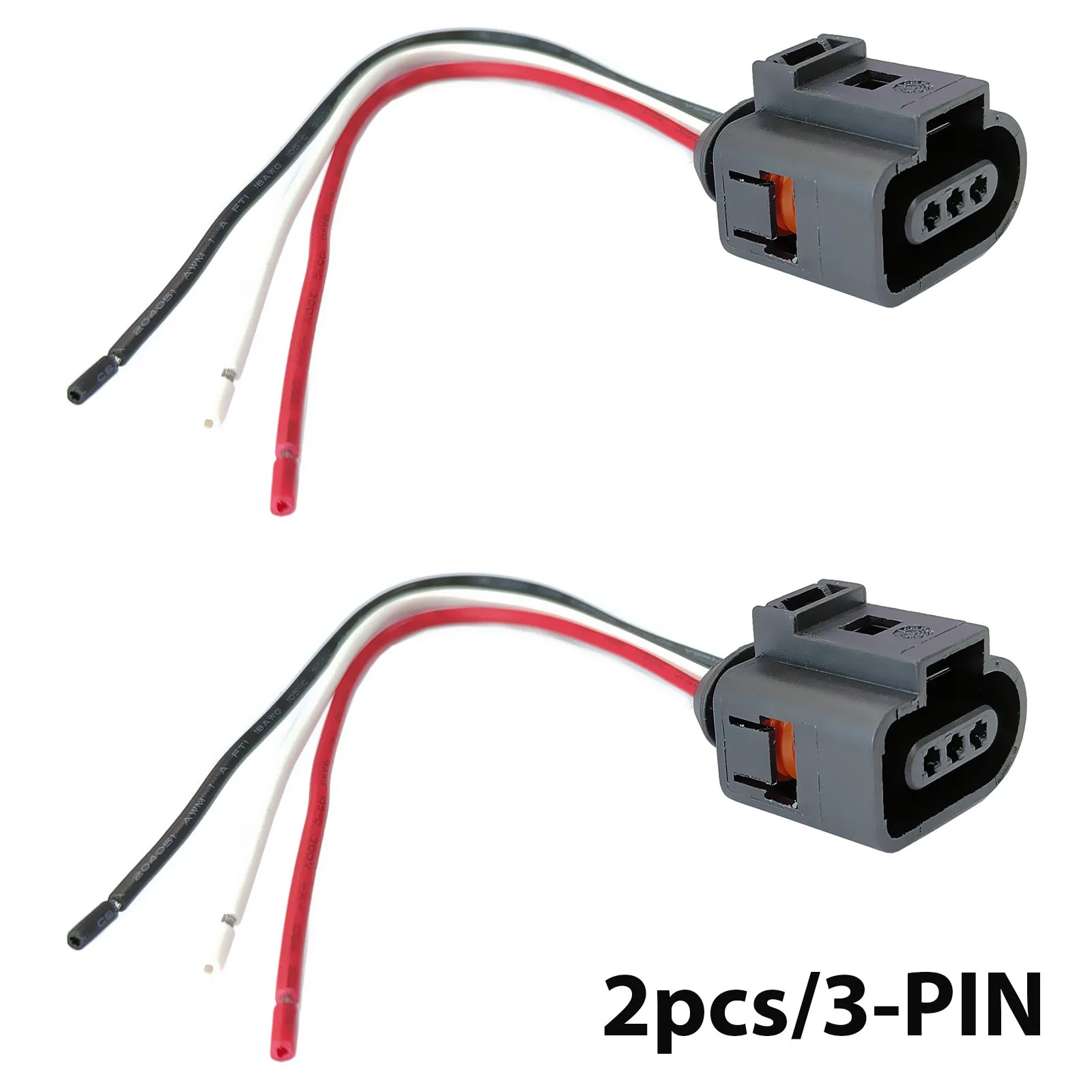 2pc For SEAT Alhambra Altea Ibiza 6J 6P Leon 1P Toledo 5P Camshaft Position Cam Sensor Plug Connector Pigtail Harness 8K0973703