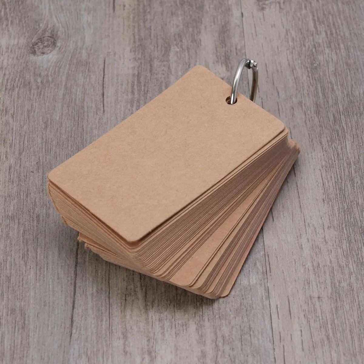 50 Pages Paper Study Cards Multicolor Blank Note Index Stock Bookmark DIY Greeting Card Memo Pads Single Hole Punch