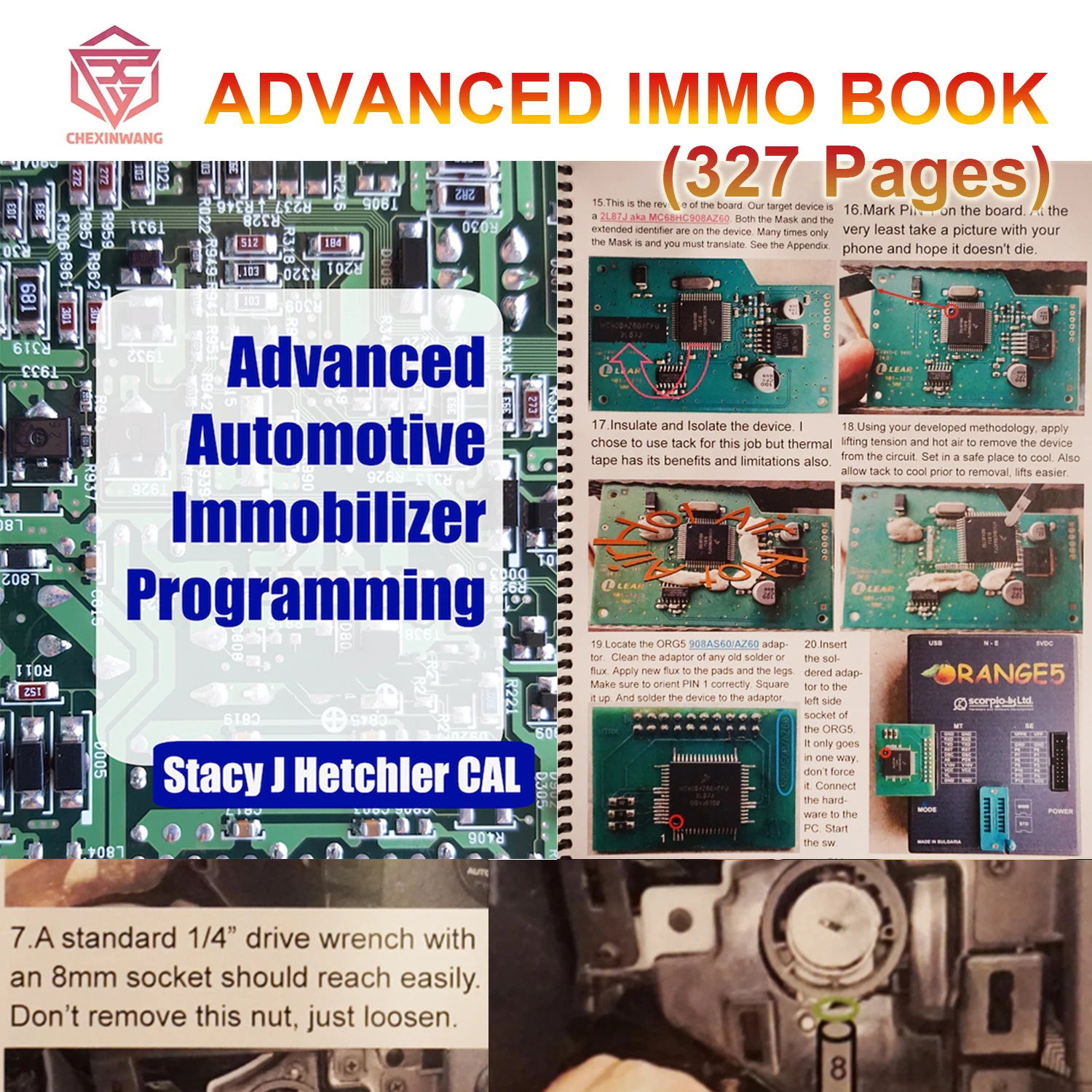 

Advanced IMMO BOOK Automotive Immobilizer Programming Ebook 327 Pages PDF Check/Diagnose/Repair Car Control Box ECU Teaching