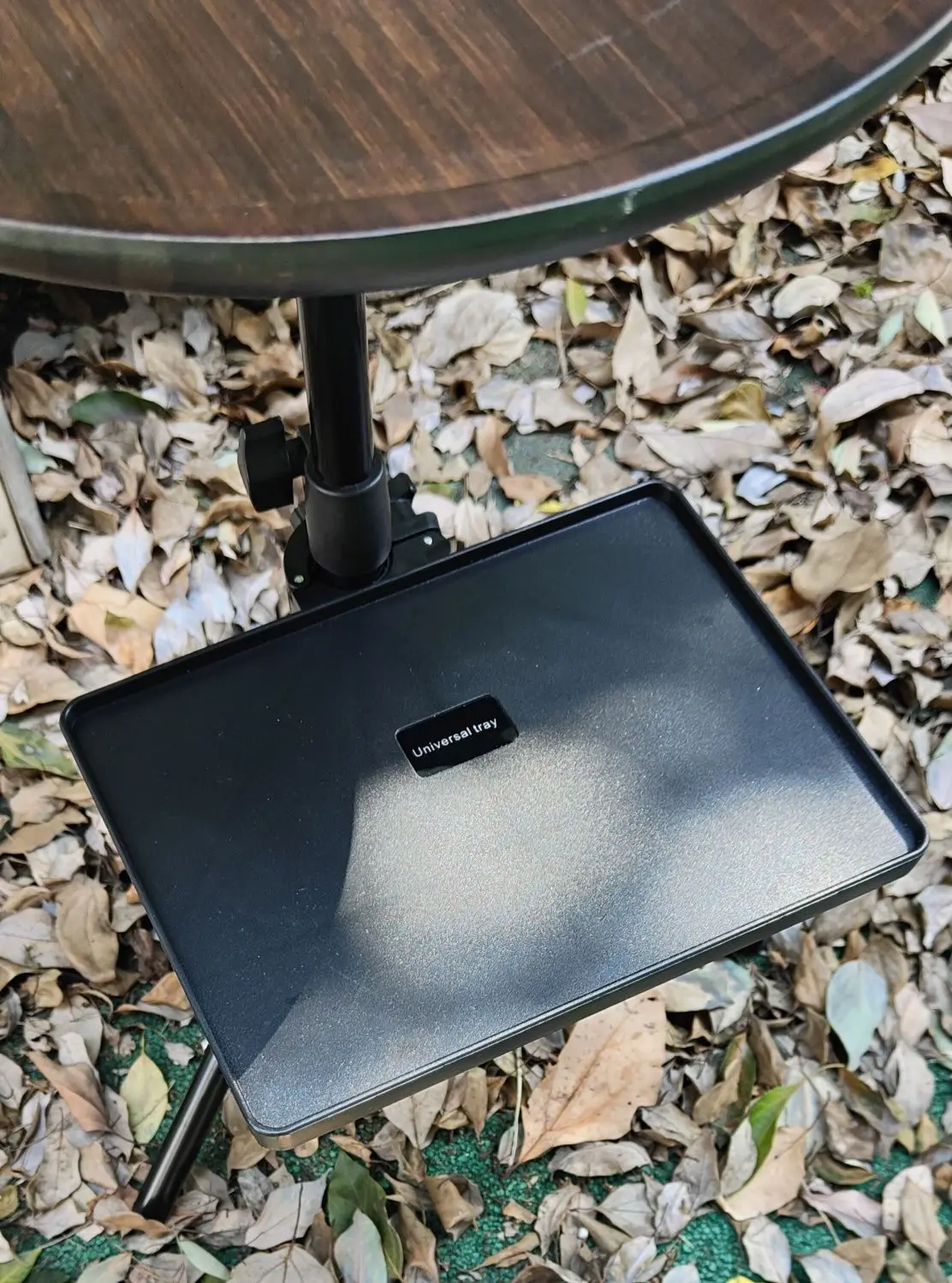 

Portable Folding round Table Walnut Color Outdoor Cam Table Balcony Staed Table High Aesthetic Value Tripod Outdoor Fur...